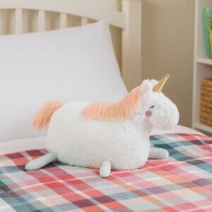 Pillowfort Decorative UNICORN Pillow Stuffed Animal Plush Large 20" x 13" New